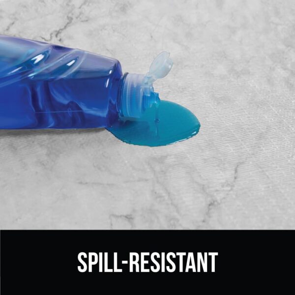 GORILLA GRIP DripGuard Drawer and Shelf Liner for Cabinet, 24x240 Inch, Slip Resistant Non Adhesive Protection for Kitchen, BPA Free Smooth Surface Plastic Liners for Cabinets, Bathroom Drawers Marble