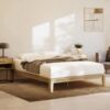 Nectar Bamboo Platform Bed Frame - Queen - Natural - Floating Center Support Legs - 12” Height - Easy Tool Free Set Up - Contemporary and Durable - Sturdy Wooden Support Slats - Holds Up To 800 Pounds