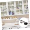 Homoyoyo 4pcs Slow Closing Cabinet Hinge Damping Hinges for Glass Doors Corrosion-Proof Steel Modern Design Easy to Install