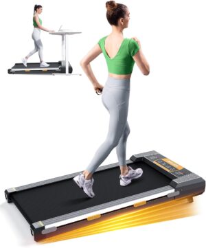 Walking Pad with Incline, Under Desk Treadmill for Home, 2.5HP Portable Treadmills with Remote Control, 4 in 1 Incline Treadmill with LED Display