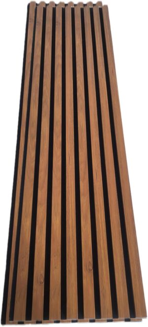 Wood Slat Wall Panels,2-Pack Acoustic Soundproof Wall Panels for Interior Wall Décor,47.3“x12.6", Oak