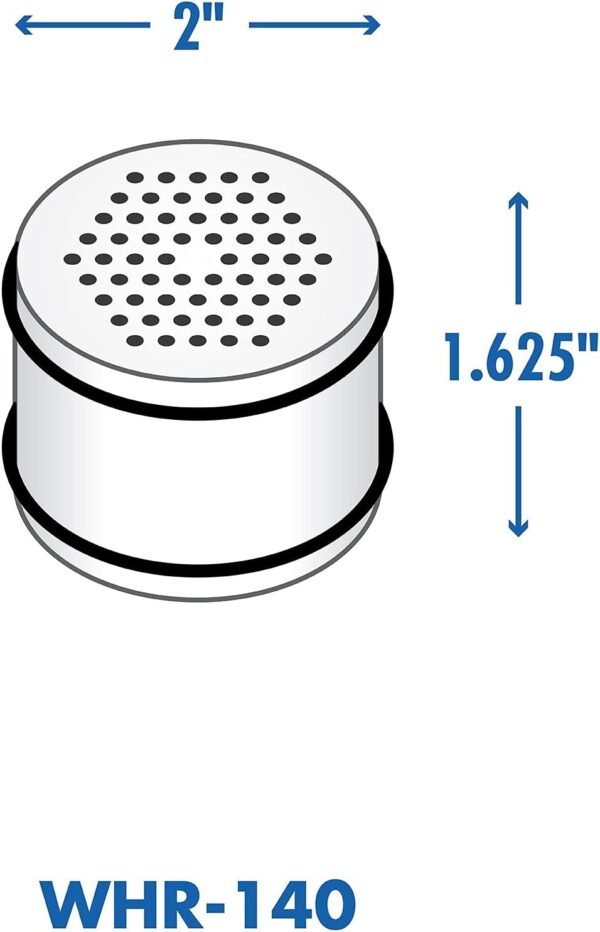 Culligan WHR-140 WTR FiltrationCartridge Shower Filter Replacement Cartridge, 1 Count (Pack of 1), White