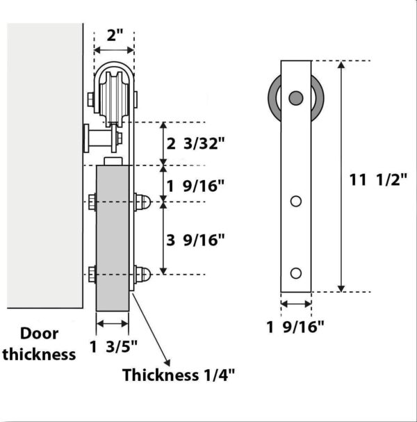 SARTODOORS Sturdy Barn Door 42 x 84 inches Frosted Glass 3 Lites | Lucia 4070 White Silk | Top Mount Stainless Steel 8 feet Rail Hangers Heavy Set | Solid Panel Interior Doors