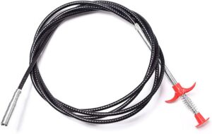 Drain Snake, Drain Clog Remover - Gutter Cleaning Tools Drain Cleaner for Toilet Sewer Shower Kitchen Bathroom Tub Clogged Drains Opener Cleaning Tool, Flexible Grabber Claw Pick Up Reacher (79 inch)