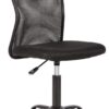 BestOffice Ergonomic Office Chair Desk Chair Mesh Computer Chair Armless Back Support Modern Executive Rolling Swivel Chair with Lumbar Support（Black）