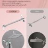 Cobbe Rainfall Shower Head for Bathroom, 11.8 Inch Large Rectangular with Adjustable Stainless Steel 11 Inch Extension Arm - Premium Quality Luxury Experience, 1-Min No Tools Installation, Chrome