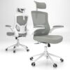 Home Office Chair, Ergonomic Comfy Desk Chair, High Back Computer Chair- Adjustable Headrest with Flip-Up Arms, Lumbar Support, Swivel Executive Task Chair (Modern, Star Dust)