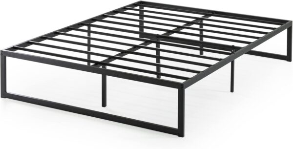 ZINUS Abel Metal Platform Bed Frame, Mattress Foundation with Steel Slat Support, No Box Spring Needed, Easy Assembly, Queen