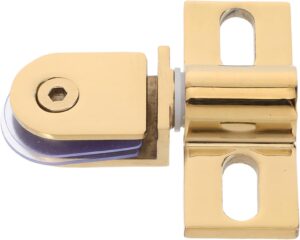 DOITOOL Heavy Duty Stainless Steel Glass Door Pivot Hinges Two Way Opening for Shower Doors Enhanced Waterproofing Wide Compatibility Sleek Modern Design Pivot Hinge Clamp for Glass
