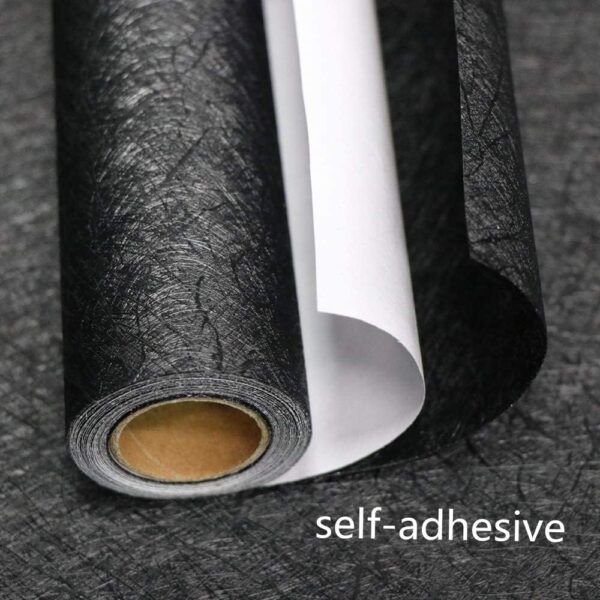 Abyssaly 35.4" x 118" Black Silk Wallpaper Peel and Stick Embossed Self Adhesive Black Contact Paper Removable Kitchen Vinyl Textured Wall Paper Cabinet Furniture Shelf Liner