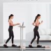 Walking Pad, Under Desk Treadmill, Mini Portable Treadmill with App and Remote Control, 2.2 HP Quiet Walking Jogging Machine for Office Home Use, 250 Lbs Capacity