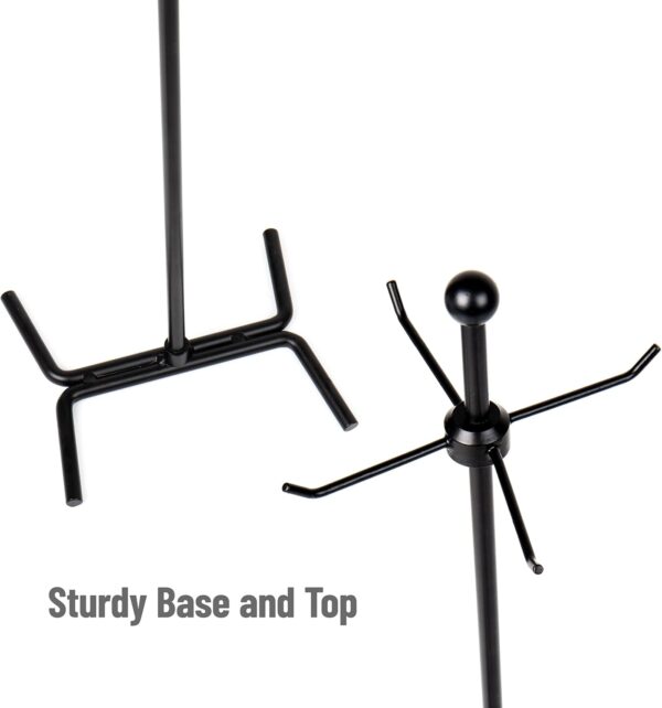 Mind Reader Fireplace Set with Stand, Brush, Shovel Scoop, Poker, Tongs, Steel, 8.25"L x 6.75"W x 26.25"H, 4 Pcs, Black
