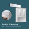 23" Bathroom Mirror Cabinet with Storage - Over Toilet Medicine Cabinet with Adjustable Shelves, Soft-Close Hinges & Towel Slot, Wall Mounted Bathroom Wall Cabinet for Small Spaces (23x29)