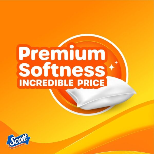 Scott ComfortPlus Toilet Paper with Soft Lavender Scented Tube, 12 Mega Rolls, 310 Sheets per Roll, Septic-Safe, 1-Ply Toilet Tissue