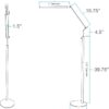 Cocoweb High Powered, dimmable, LED Floor Lamp - Fled-GPS (Black Brass)