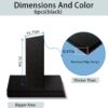6 Pack Self-adhesive Acoustic Panels,15.75" X 31.5" X 0.47" Soundproof Wall Panels, High Density Beveled Edge Sound Absorbing Panels, Acoustic Treatment for Studio Home and Office (Black)