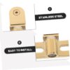 Heavy Duty Pivot Door Hinge Stainless Steel Two Way Opening Hardware for Shower Glass Doors with Screws Modern Design Fit Elegant Appearance