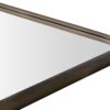 Oil Rubbed Bronze Arched Recessed Bathroom Medicine Cabinet with Mirror Stainless Steel Metal Framed Rectangular Bathroom Cabinet with Mirror 16x28.3''