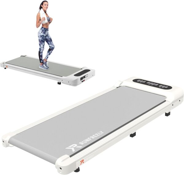 Walking Pad Under Desk Treadmill, Remote Control Walking Desk Walking Pad for Home and Office, 2 in 1 Portable Walking Pad