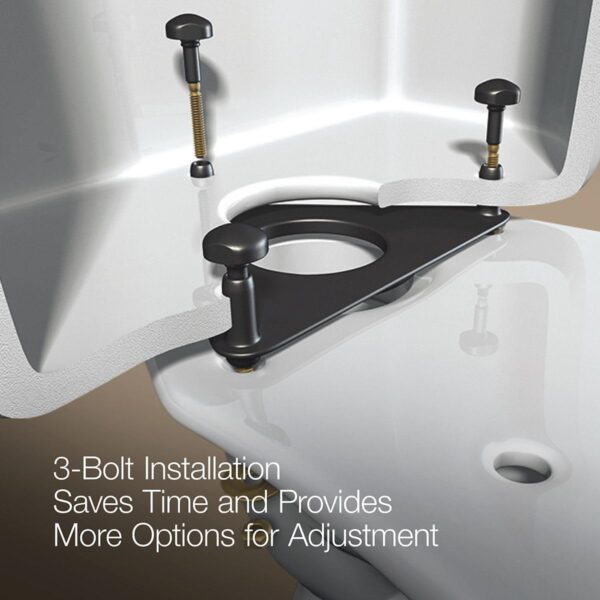 KOHLER K-25224-0 Highline Tall Two-Piece Elongated Toilet with Left-Hand Trip Lever, Elongated Toilet Bowl, 1.28 GPF, White