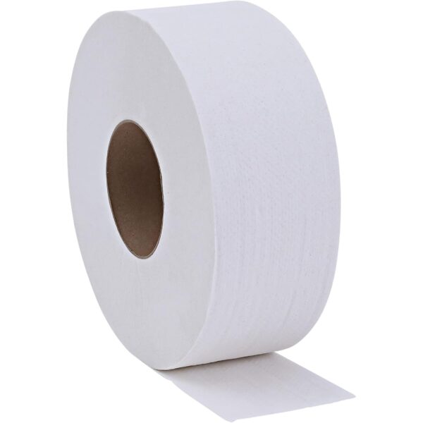 Genuine Joe 2-ply Jumbo Roll Dispnsr Bath Tissue, Model:GJO2565012