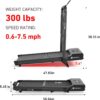 DeerRun 3 in 1 Folding Treadmills for Home, 3.0HP Powerful and Quiet Under Desk Treadmill, 300 lbs Capacity Foldable Walking Pad Treadmill with Remote Control and Space Saving, Free Installation