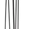 Mind Reader Fireplace Set with Stand, Brush, Shovel Scoop, Poker, Tongs, Steel, 8.25"L x 6.75"W x 26.25"H, 4 Pcs, Black