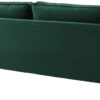 Modway EEI-3764-GRN Valour Performance Velvet Sofa, Green