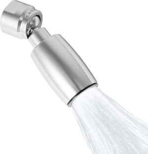 High Sierra Showerheads® - CLASSIC™ Solid Metal 1.8 GPM High Efficiency, Low Flow Shower Head, California Compliant - Polished Chrome Finish