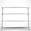 Evelots Kitchen Wrap Organizer - 2 Pack - Hold up to 4 Plastic, Foil, Paper, Wax - Cabinet Door, Wall Rack Basket - Sandwich, Freezer, Food Bag Storage - Laundry Supplies - Plastic Coated Metal