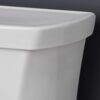 KOHLER K-25224-0 Highline Tall Two-Piece Elongated Toilet with Left-Hand Trip Lever, Elongated Toilet Bowl, 1.28 GPF, White
