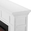 Real Flame Alcott 75” Electric Fireplace with Mantel for Living Room or Bedroom, Replaceable Fireplace Insert Heater, Realistic Log and Flame Effect, Remote Control, Timer