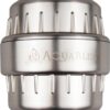 AquaBliss High Output Revitalizing Shower Filter - Reduces Dry Itchy Skin, Dandruff, Eczema, and Dramatically Improves The Condition of Your Skin, Hair and Nails - Brushed Nickel (SF100-BN)