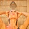 THE JOLIE FILTERED SHOWERHEAD with Shower Filter System- High Pressure Showerhead, Hair and Skincare Accessory to Improve Beauty and Personal Care Routine (Gold)