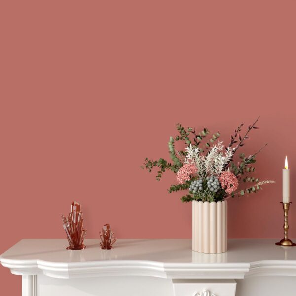 VaryPaper 15.7''x315'' Coral Pink Contact Paper Peel and Stick Modern Pink Wallpaper for Bedroom Bathroom Waterproof Removable Self Adhesive Wall Paper Decorative Contact Paper for Cabinets Desk