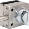 Set of 2 NUZAMAS 304 Stainless Steel Glass Door Locks, Floor Latch Lock, Bolt Ground Lock for Bathroom Toilet Shop Frameless Glass Doors - Half Round