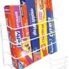 Evelots Kitchen Wrap Organizer - 2 Pack - Hold up to 4 Plastic, Foil, Paper, Wax - Cabinet Door, Wall Rack Basket - Sandwich, Freezer, Food Bag Storage - Laundry Supplies - Plastic Coated Metal