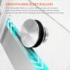 Brushed Nickel Frameless Double Sliding Shower Door 56-60'' W x 62'' H,Glass Door for Bathtub with 3/8" (10mm) Clear SGCC Tempered Glass,Stainless Steel Hardware