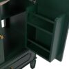 Linique 30" Bathroom Vanity with Sink Combo Set, Solid Wood Frame Modern Bathroom Storage Cabinet with a Large Drawer, a Adjustable Shelf and 2 Soft Closing Cabinet Doors with Organizer, Green