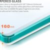 Brushed Nickel Frameless Double Sliding Shower Door 56-60'' W x 62'' H,Glass Door for Bathtub with 3/8" (10mm) Clear SGCC Tempered Glass,Stainless Steel Hardware