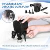 Inflatable Shower Bathtub Kits, Large Bathing Basin System for Bedridden, Handicap, Elderly, Disabled Patients Body Washing, Caregiver Assistive Aid