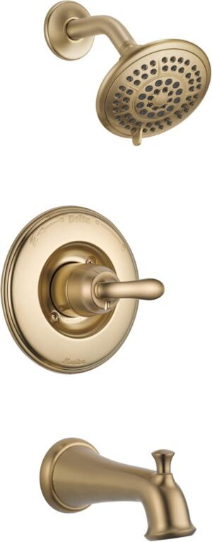 Delta T14494-CZ Linden Shower Faucet, Without Rough, Champagne Bronze