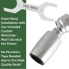 High Sierra Showerheads® - CLASSIC™ Solid Metal 1.8 GPM High Efficiency, Low Flow Shower Head, California Compliant - Polished Chrome Finish