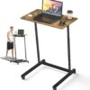 Treadmill Desk, Mobile Small Standing Desk with Wheels for Walking Pad, Portable Table for Laptop, Rolling Table Adjustable Height, Bedside Table