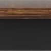 Tribesigns Coffee Table Square LED Coffee Table Engineered Wood Low Coffee Table for Living Room Rustic Brown & Black