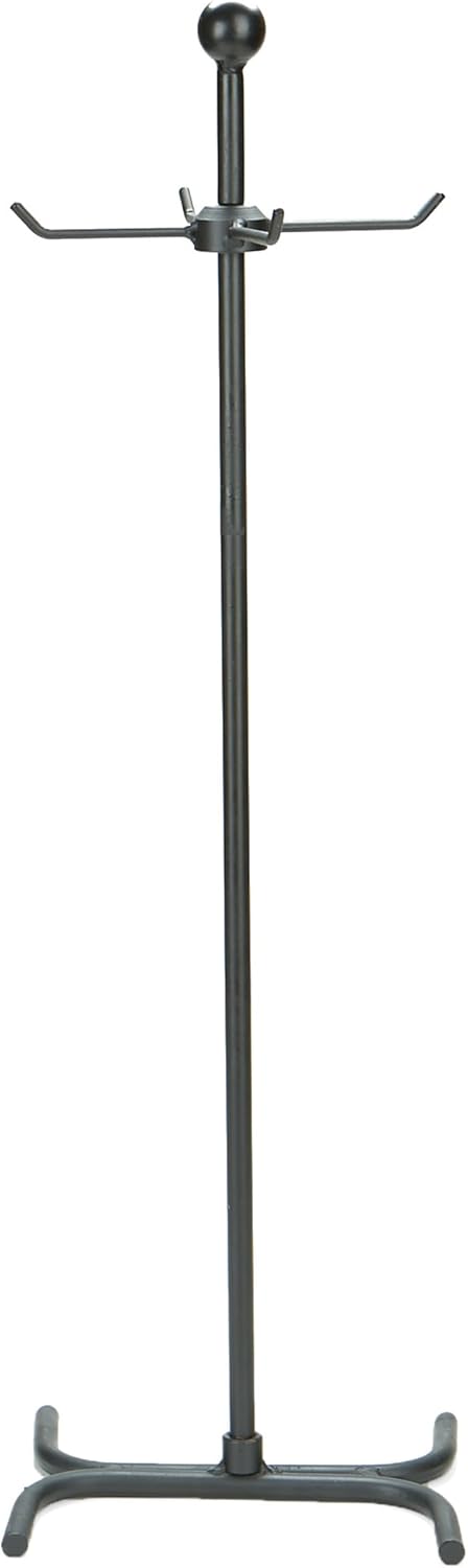 Mind Reader Fireplace Set with Stand, Brush, Shovel Scoop, Poker, Tongs, Steel, 8.25"L x 6.75"W x 26.25"H, 4 Pcs, Black