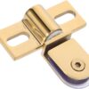 Heavy Duty Pivot Door Hinge Stainless Steel Two Way Opening Hardware for Shower Glass Doors with Screws Modern Design Fit Elegant Appearance