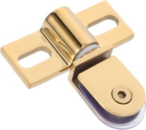 Heavy Duty Pivot Door Hinge Stainless Steel Two Way Opening Hardware for Shower Glass Doors with Screws Modern Design Fit Elegant Appearance