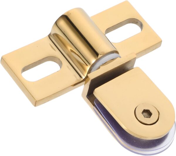 Heavy Duty Pivot Door Hinge Stainless Steel Two Way Opening Hardware for Shower Glass Doors with Screws Modern Design Fit Elegant Appearance