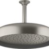 KOHLER 26291-G-BN Statement™ Round 12" Single-Funtion Rainhead, Round Shower Head, Rain Shower Head, 1.75 GPM, Brushed Nickel